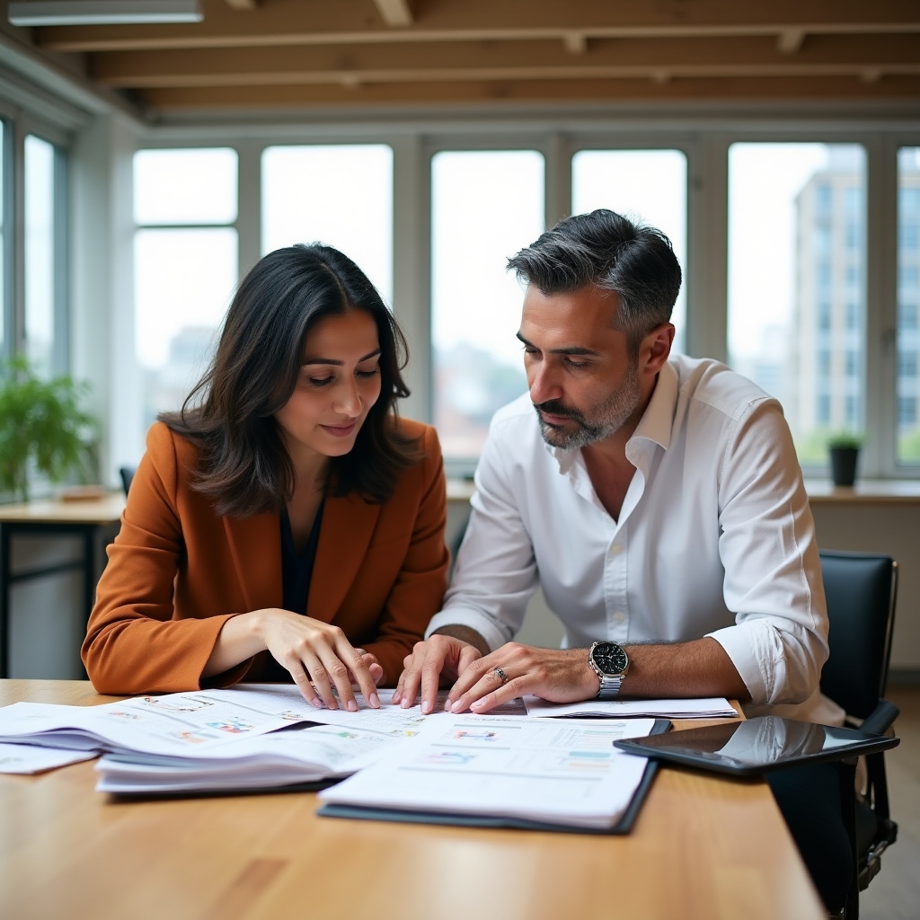 Team di Vorenvia Digital al lavoro su contenuti formativi